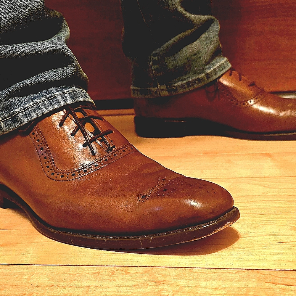 Allen Edmonds size 11.5 B Cornwallis Walnut